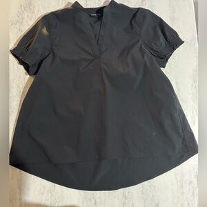 Athleta Black Levitate Poplin Tee